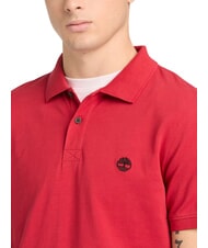 TIMBERLAND MILLERS RIVER Short-sleeved polo shirt American beauty - Polo shirt - 4