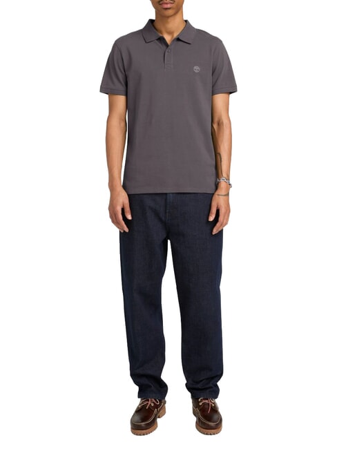 MILLERS RIVER Short-sleeved polo shirt blackened pearl - Polo shirt