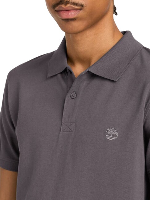 MILLERS RIVER Short-sleeved polo shirt blackened pearl - Polo shirt