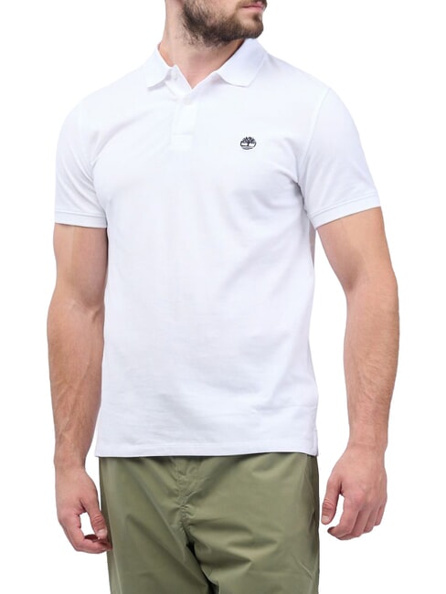MILLERS RIVER Short-sleeved polo shirt white - Polo shirt