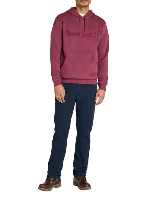 EMBROIDERY TONAL Hoodie burgundy - Sweatshirts