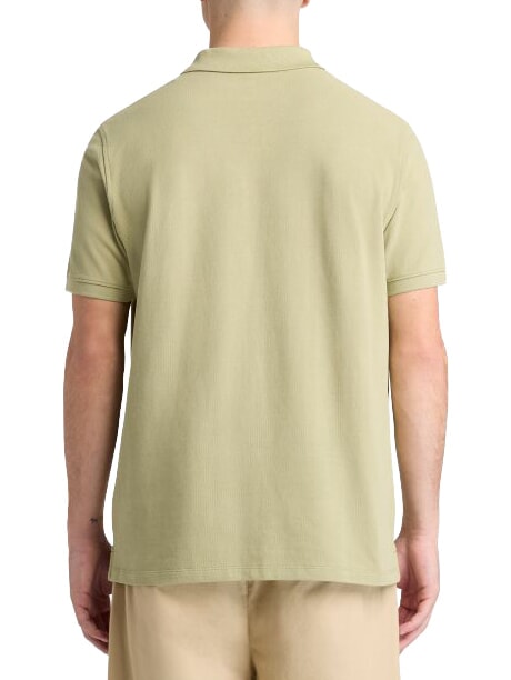 MILLERS RIVER Cotton polo shirt light green - Polo shirt