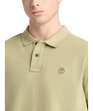 TIMBERLAND MILLERS RIVER Cotton polo shirt light green - Polo shirt - 4