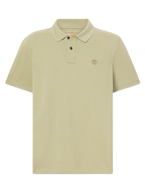 MILLERS RIVER Cotton polo shirt light green - Polo shirt