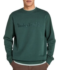 TIMBERLAND EMBROIDERY TONAL Crewneck sweatshirt green gables - Sweatshirts - 3