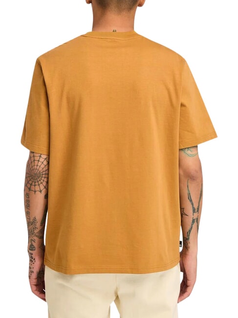 EMBROIDERY TONAL Cotton T-shirt wheat boot - T-shirt