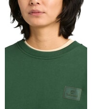 TIMBERLAND SILICON BADGE Crewneck sweatshirt pineneedle - Sweatshirts - 4