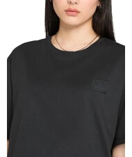 TIMBERLAND SILICON BADGE Cotton T-shirt, short sleeves BLACK - T-shirt - 3