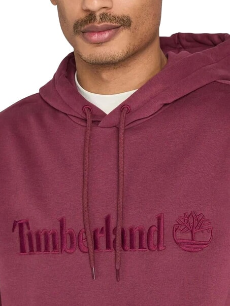 EMBROIDERY TONAL Hoodie burgundy - Sweatshirts
