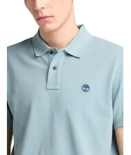 TIMBERLAND MILLERS RIVER Cotton polo shirt gray dawn - Polo shirt - 3