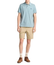TIMBERLAND MILLERS RIVER Cotton polo shirt gray dawn - Polo shirt - 4