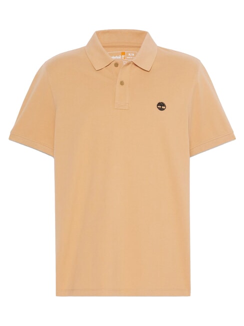 MILLERS RIVER Cotton polo shirt light wheat boot - Polo shirt
