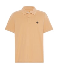 TIMBERLAND MILLERS RIVER Cotton polo shirt light wheat boot - Polo shirt - 5