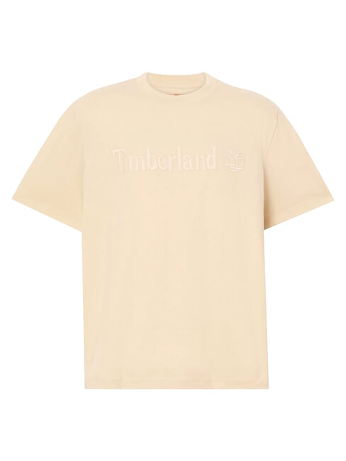 EMBROIDERY TONAL Cotton T-shirt putty - T-shirt