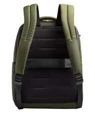 PIQUADRO WOLLEM Leather and fabric backpack, 14" laptop holder GREEN - Laptop backpacks - 3