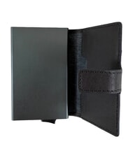 PIQUADRO BLACK SQUARE Leather card holder case green / dark brown - Men&rsquo;s Wallets - 2