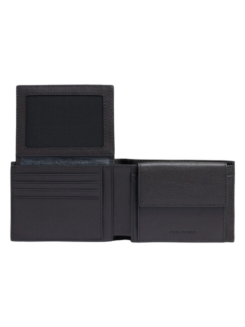 wallet BLACK SQUARE, in leather green / dark brown - Men&rsquo;s Wallets