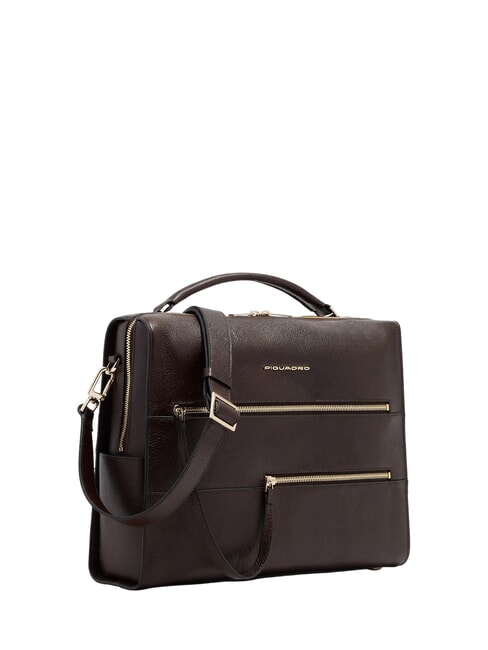 W140 14" laptop briefcase BROWN - Work Briefcases