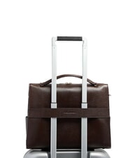 PIQUADRO W140 14" laptop briefcase BROWN - Work Briefcases - 3