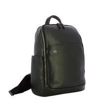 PIQUADRO BLACK SQUARE 13" laptop backpack, in leather Black - Laptop backpacks - 2