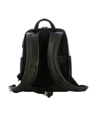 PIQUADRO BLACK SQUARE 13" laptop backpack, in leather Black - Laptop backpacks - 3