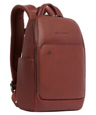 PIQUADRO BLACK SQUARE 13" laptop backpack, in leather - Laptop backpacks