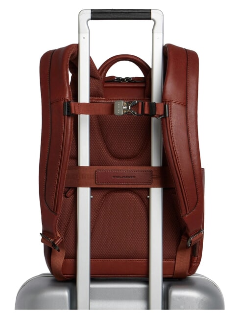 BLACK SQUARE 13" laptop backpack, in leather LEATHER - Laptop backpacks