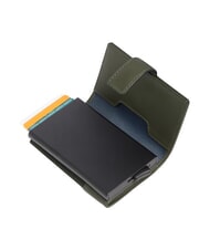 PIQUADRO W145 Card holder with slide system GREEN - Men&rsquo;s Wallets - 2
