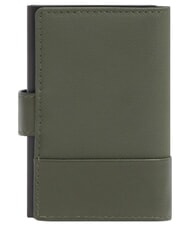 PIQUADRO W145 Card holder with slide system GREEN - Men&rsquo;s Wallets - 3