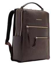 PIQUADRO PATRICIA 15.6" Laptop Backpack in Leather - Women&rsquo;s Bags