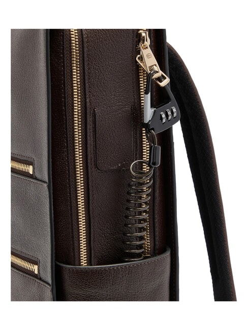 PATRICIA 15.6" Laptop Backpack in Leather BROWN - Women&rsquo;s Bags