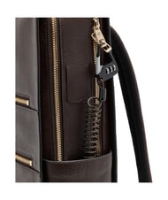 PIQUADRO PATRICIA 15.6" Laptop Backpack in Leather BROWN - Women&rsquo;s Bags - 6