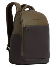 PIQUADRO BLACK SQUARE  Leather 14" Laptop Backpack - Laptop backpacks