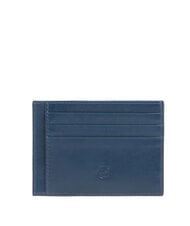 PIQUADRO W143 Flat leather card holder blue - Men&rsquo;s Wallets - 2