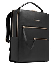 PIQUADRO PATRICIA 15.6" Laptop Backpack in Leather Black - Women&rsquo;s Bags - 2