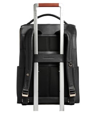 PIQUADRO PATRICIA 15.6" Laptop Backpack in Leather Black - Women&rsquo;s Bags - 3
