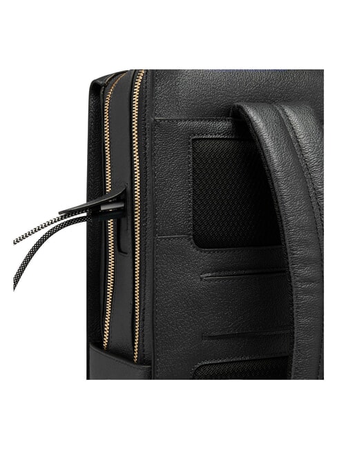 PATRICIA 15.6" Laptop Backpack in Leather Black - Women&rsquo;s Bags