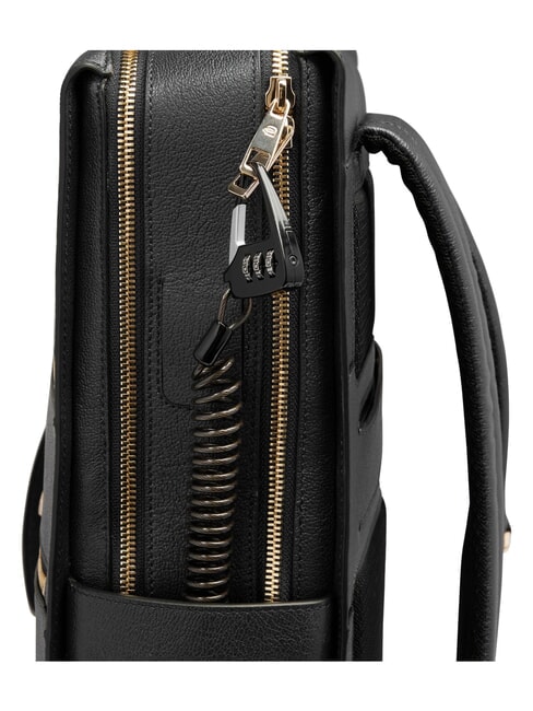 PATRICIA 15.6" Laptop Backpack in Leather Black - Women&rsquo;s Bags