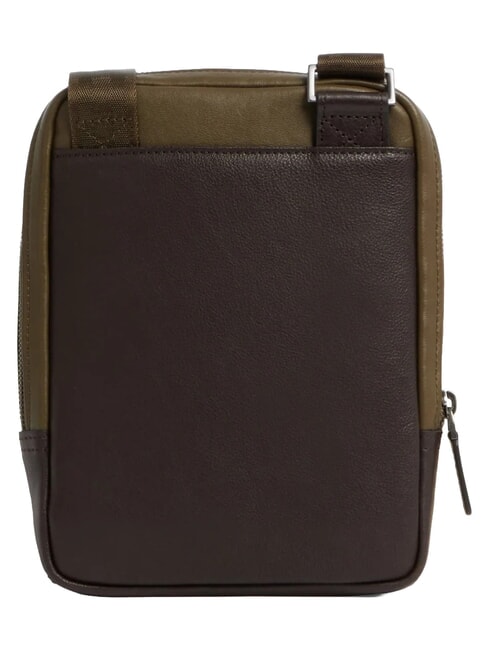 BLACK SQUARE  iPad mini bag green / dark brown - Over-the-shoulder Bags for Men