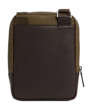 PIQUADRO BLACK SQUARE  iPad mini bag green / dark brown - Over-the-shoulder Bags for Men - 3