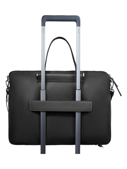 LYRA 15.6" laptop briefcase, expandable Black - Work Briefcases