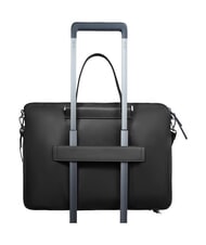 PIQUADRO LYRA 15.6" laptop briefcase, expandable Black - Work Briefcases - 3