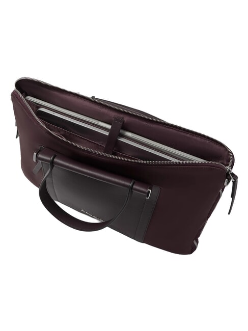 LYRA 15.6" laptop briefcase, expandable burgundy 2 - Work Briefcases