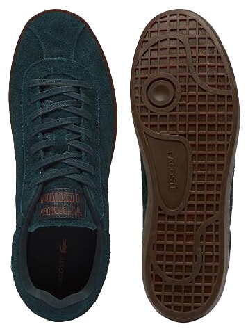 BASESHOT Leather sneakers dk grn/dk gum - Men&rsquo;s shoes