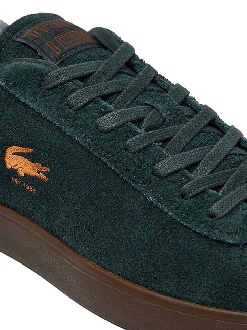 BASESHOT Leather sneakers dk grn/dk gum - Men&rsquo;s shoes