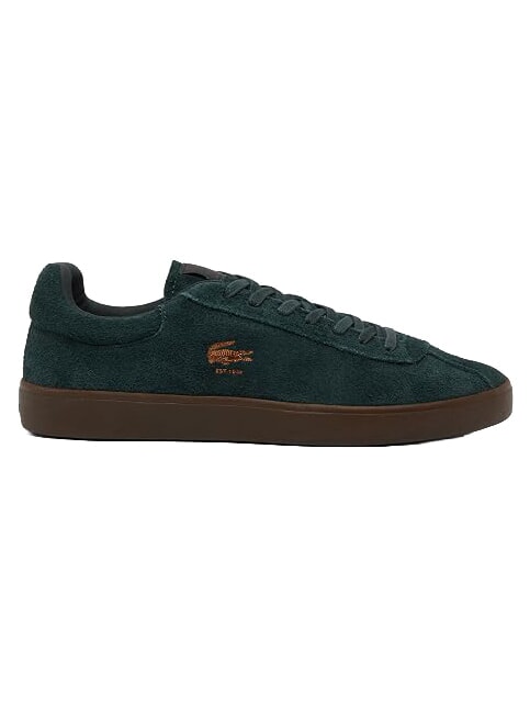 BASESHOT Leather sneakers dk grn/dk gum - Men&rsquo;s shoes