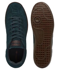 LACOSTE BASESHOT Leather sneakers dk grn/dk gum - Men&rsquo;s shoes - 3