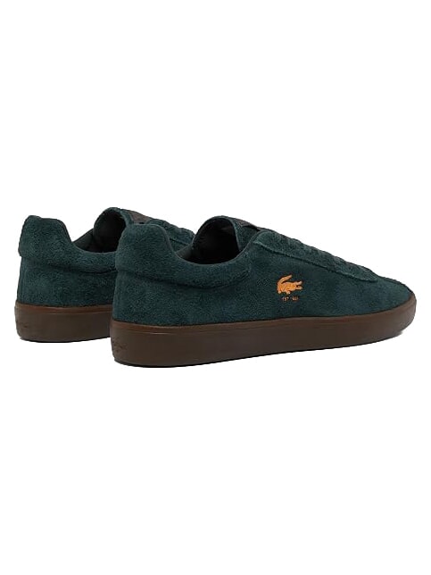 BASESHOT Leather sneakers dk grn/dk gum - Men&rsquo;s shoes