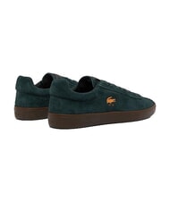 LACOSTE BASESHOT Leather sneakers dk grn/dk gum - Men&rsquo;s shoes - 4