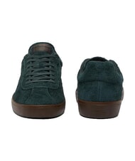 LACOSTE BASESHOT Leather sneakers dk grn/dk gum - Men&rsquo;s shoes - 5